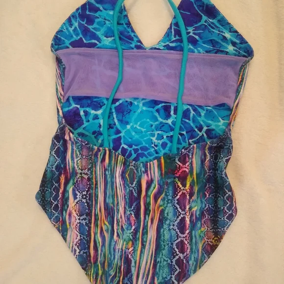 Savage swim reversible "STRIKER" one piece Swimsuit bikini bathing suit sz SMALL - Picture 7 of 12